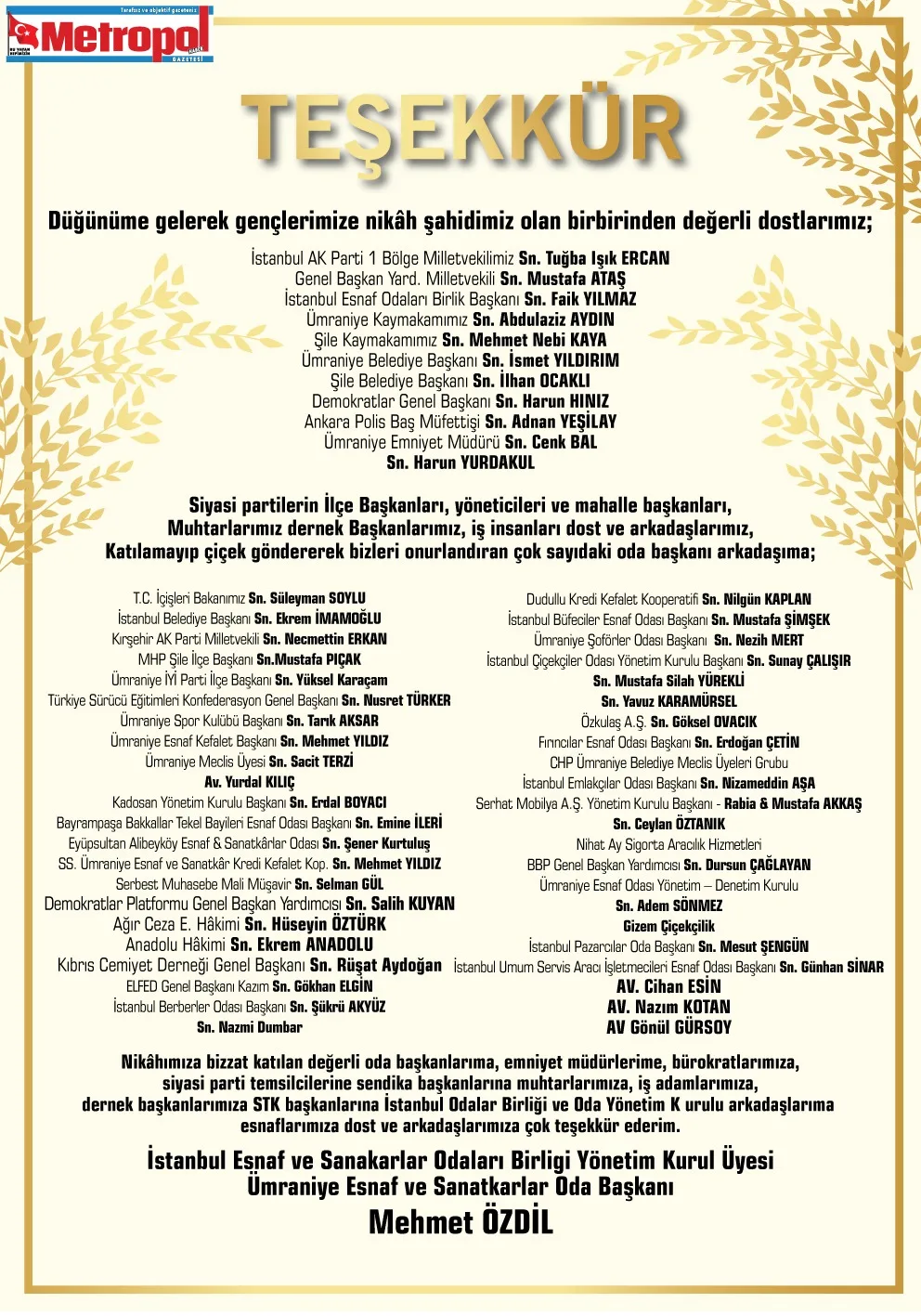 Basında Başkanımız