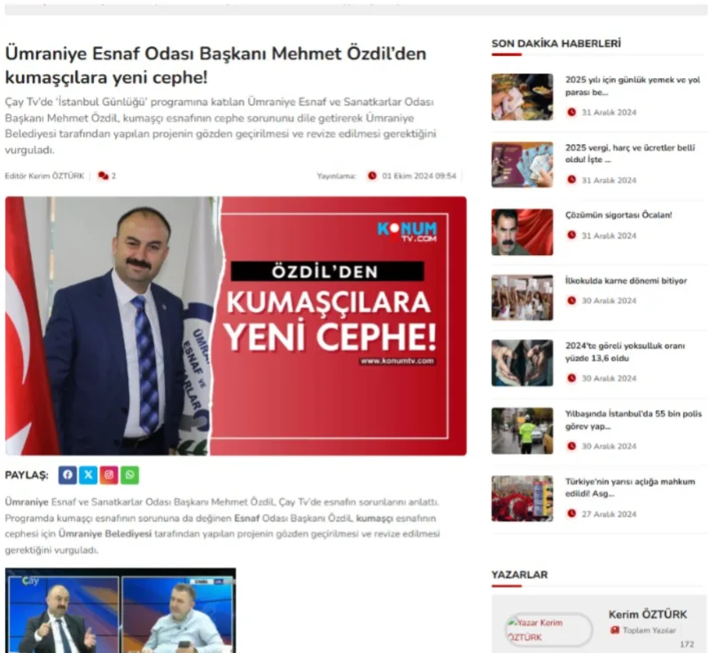 Basında Başkanımız