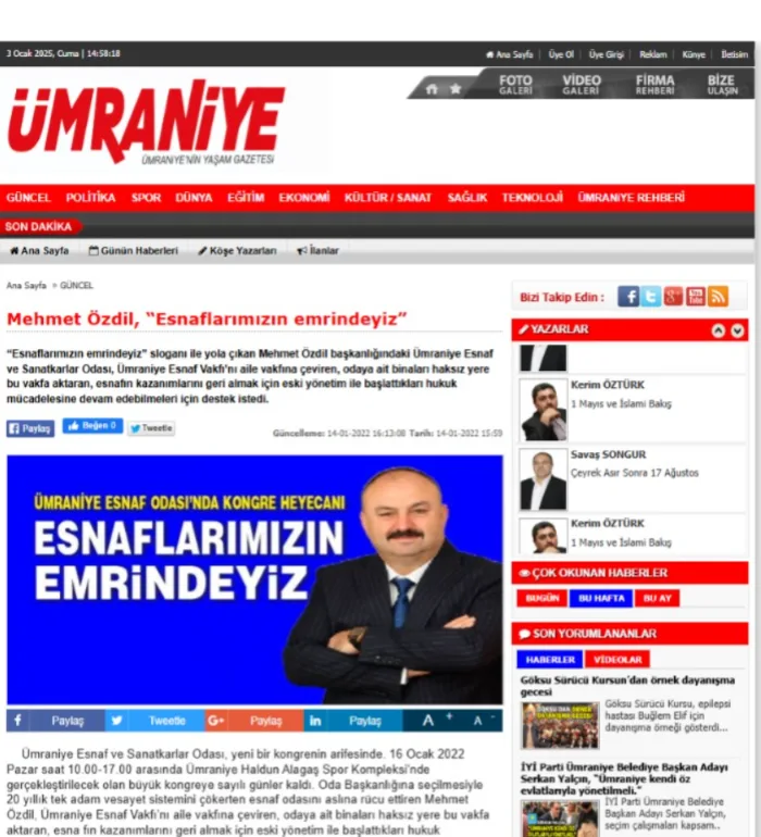 Basında Başkanımız