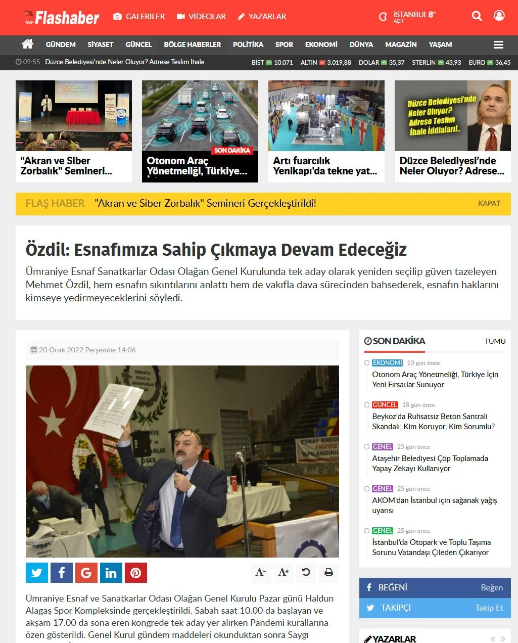Basında Başkanımız