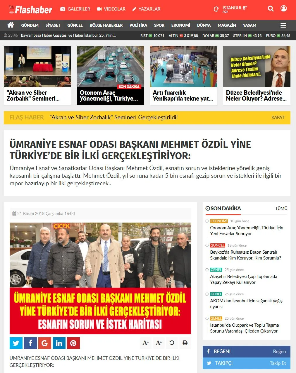 Basında Başkanımız